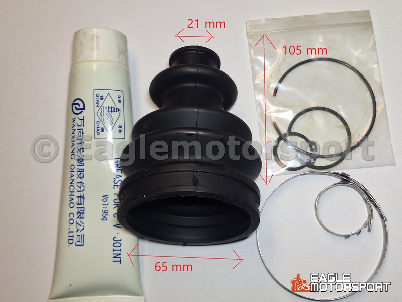 Aandrijfas hoes 21x65x105mm